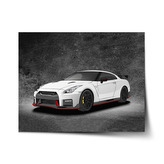 Plakát Nissan GTR 35 Šedý: 60x40 cm