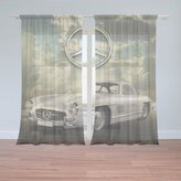 Záclony Mercedes-Benz 300 SL Na silnici: 2ks 150x250cm