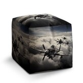 Taburet Cube Stíhací letadla: 40x40x40 cm