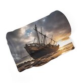 Deka Vrak lodi při západu slunce: 150x120 cm