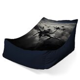 Dětský sedací vak Lounge Stíhací letadla: 80 x 95 x 50 cm