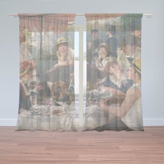Záclony Snídaně veslařů - Auguste Renoir: 2ks 150x250cm Záclony Snídaně veslařů - Auguste Renoir: 2ks 150x250cm