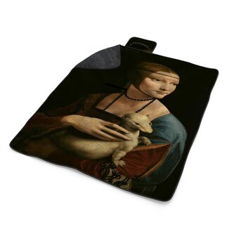 Plážová deka Dáma s hranostajem - Leonardo da Vinci: 200x140 cm Plážová deka Dáma s hranostajem - Leonardo da Vinci: 200x140 cm