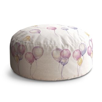 Taburet Circle Pastelová oslava: 38x48 cm