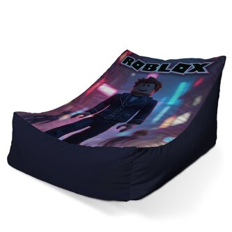 Dětský sedací vak Lounge ROBLOX Neonové město: 80 x 95 x 50 cm