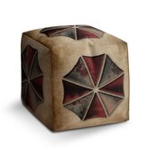Taburet Cube Resident Evil Umbrella Corporation Vintage: 40x40x40 cm