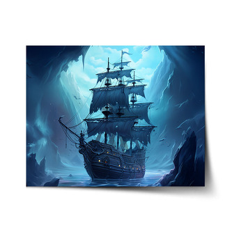 Plakát Plachetnice v průrvě: 60x40 cm