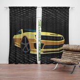 Závěs Chevrolet Camaro Puntíky: 2ks 140x250cm