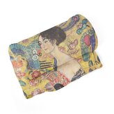 Deka Dáma s vějířem - Gustav Klimt: 150x120 cm