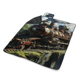 Plážová deka Parní lokomotiva na viaduktu: 200x140 cm