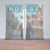 Záclony ROBLOX Město: 2ks 150x250cm