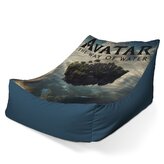 Dětský sedací vak Lounge Avatar The Way of Water Létající město: 80 x 95 x 50 cm