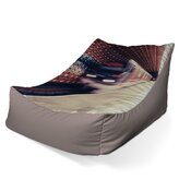 Dětský sedací vak Lounge Metro v barevné stanici: 80 x 95 x 50 cm