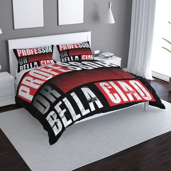 Povlečení La Casa de Papel Professor or Bella Ciao motiv 3: 140x220 / 90x70 Povlečení La Casa de Papel Professor or Bella Ciao motiv 3: 140x220 / 90x70