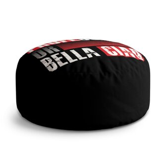 Taburet Circle La Casa de Papel Professor or Bella Ciao motiv 3: 38x48 cm