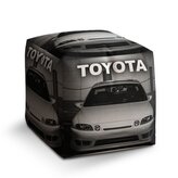 Taburet Cube Bílé sportovní auto: 40x40x40 cm