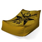 Dětský sedací vak Lounge ACDC Lebka: 80 x 95 x 50 cm