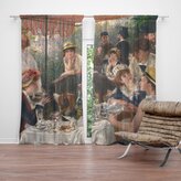 Závěs Snídaně veslařů - Auguste Renoir: 2ks 140x250cm