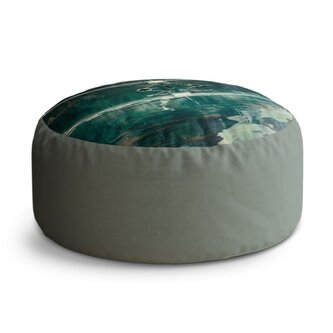 Taburet Circle Hydroplán na horském jezeře: 38x48 cm