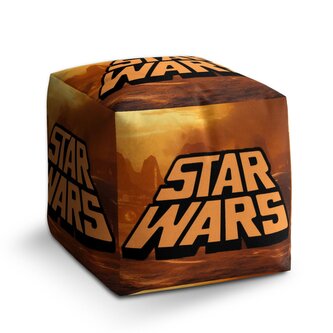 Taburet Cube Star Wars Lávová planeta: 40x40x40 cm