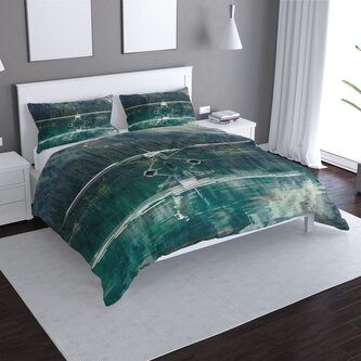 Povlečení Hydroplán na horském jezeře: 140x220 / 90x70 Povlečení Hydroplán na horském jezeře: 140x220 / 90x70