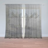 Záclony Vikingové Stone: 2ks 150x250cm