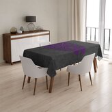 Ubrus BLACK PANTHER wakanda forever Fialový: 130x170 cm