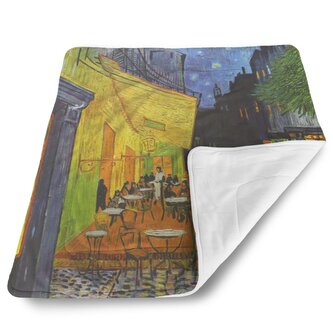 Deka pro miminko Terasa kavárny v noci - Vincent van Gogh: 80x100 cm