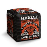 Taburet Cube Harley-Davidson Live to ride, ride to live: 40x40x40 cm