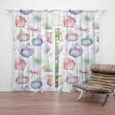 Závěs Slet motýlů: 2ks 140x250cm