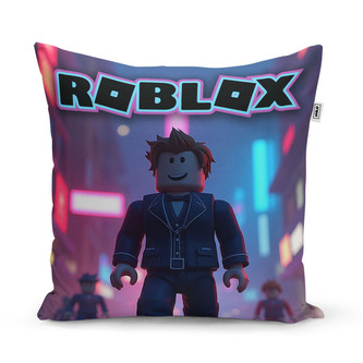 Polštář ROBLOX Neonové město: 40x40 cm