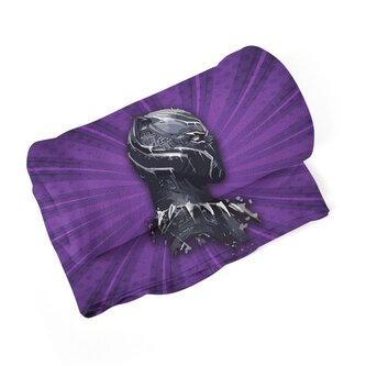 Deka BLACK PANTHER z profilu Fialový: 150x120 cm Deka BLACK PANTHER z profilu Fialový: 150x120 cm