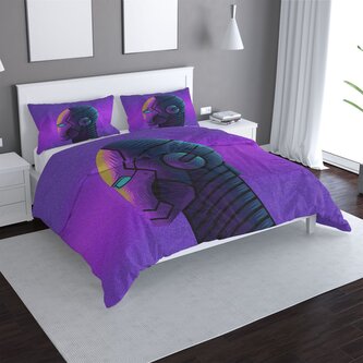 Povlečení Iron Man Helma na fialové: 140x200 / 90x70 Povlečení Iron Man Helma na fialové: 140x200 / 90x70