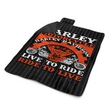 Plážová deka Harley-Davidson Live to ride, ride to live: 200x140 cm
