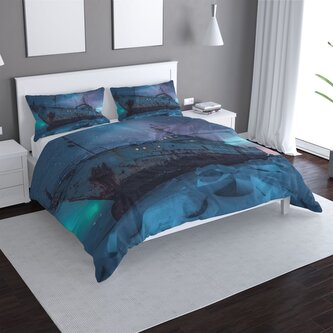 Povlečení Vrak lodi při polární záři: 140x200 / 90x70 Povlečení Vrak lodi při polární záři: 140x200 / 90x70