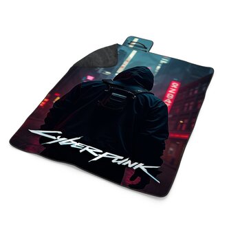 Plážová deka Cyberpunk 2077 Pohled do města: 200x140 cm Plážová deka Cyberpunk 2077 Pohled do města: 200x140 cm