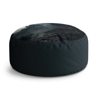 Taburet Circle Zaklínač Hrad: 38x48 cm