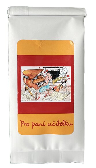 Horká čokoláda - paní učitelku oranžová – 25g