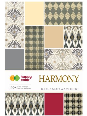 Blok s effect papíry 20 x 29 cm Harmony 170-220 g