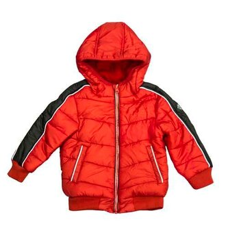 Bunda chlapecká zimní Puffa, Minoti, MONSTER 2, červená - 110/116