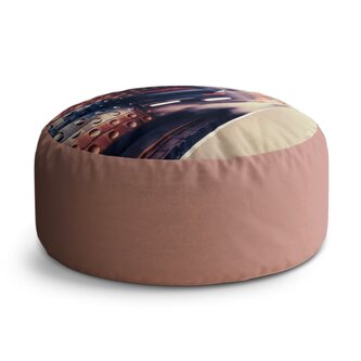 Taburet Circle Metro v barevné stanici: 38x48 cm