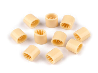 Brzdička / spojka na festivalové náramky 7x9 mm - 1000 ks - 3 ecru