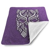Deka pro miminko BLACK PANTHER wakanda forever Bílý: 80x100 cm
