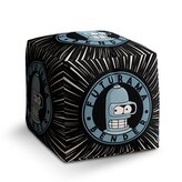 Taburet Cube Futurama Bender Vesmír: 40x40x40 cm