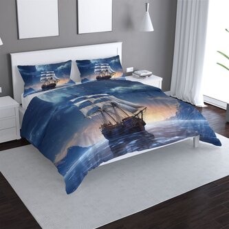 Povlečení Plachetnice mezi horami: 140x200 / 90x70