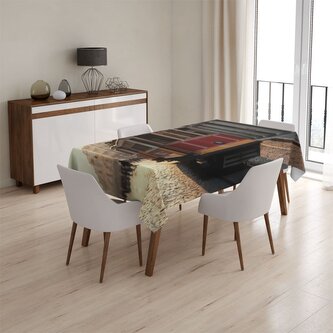 Ubrus Historická červená tramvaj: 145x240 cm