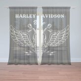 Záclony Harley-Davidson S křídly: 2ks 150x250cm