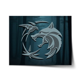 Plakát Zaklínač V lese: 120x80 cm