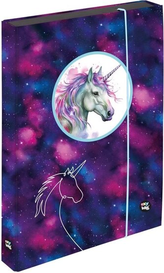 OXYBAG Box na sešity A5 Jumbo OXY GO Unicorn
