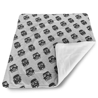 Deka pro miminko Star Wars Stormtrooper Pattern šikmý: 90x120 cm Deka pro miminko Star Wars Stormtrooper Pattern šikmý: 90x120 cm
